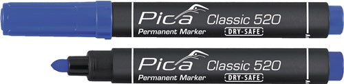 Permanentmarker Classic blau Strichbreite 1 - 4 mm Rundspitze PICA - VPE: 10