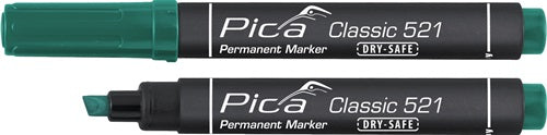 Permanentmarker Classic grün Strichbreite 2 - 6 mm Keilspitze PICA - VPE: 10