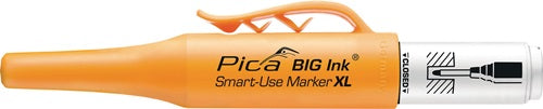 Permanentmarker BIG INK SMART-USE-MARKER XL weiß Strichbreite 2 - 4 mm Rundspitze PICA
