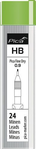 Minenset Fine Dry graphit HB 24 Minen / Set PICA