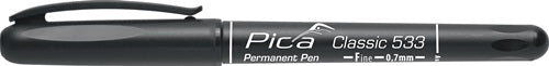 Permanentmarker Pica CLASSIC schwarz Strichbreite 07 mm Rundspitze PICA - VPE: 10