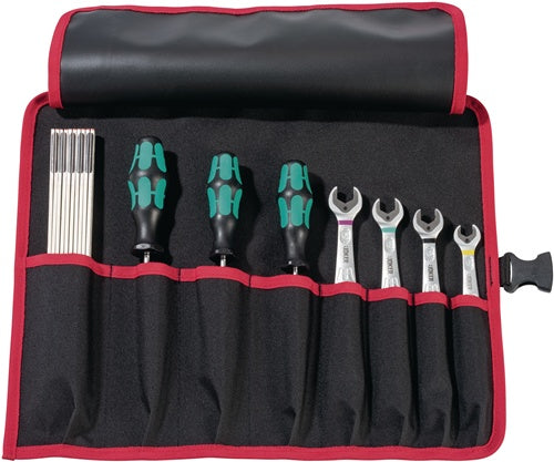 Werkzeugrolltasche 8 Fächer B410xH330mm Nylon schwarz/rot PARAT