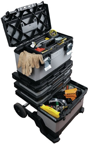 Rollende Werkstatt B568xT389xH893 mm Kunststoff und Metall abnehmbare Werkzeugbox STANLEY – Ansicht 5