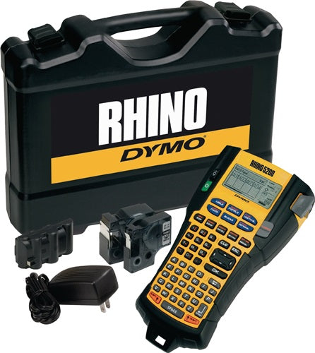 Beschriftungsgerät Rhino 5200 Schriftbandbreiten 6 9 12 19 mm Breite 124 mm x Länge 234 mm DYMO