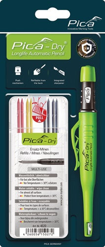 Bau-/Tieflochmarker Pica-Dry + Minenset Farbe sortiert + Minenset 4000 871 844 PICA
