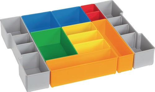 Einteilungsset L-BOXX® H3 LB 102 B378xT313xH65mm blau / gelb / rot / orange / grün / grau BS SYSTEMS