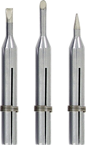 Lötspitzenset LONG-LIFE 15W angeschrägt/bleistiftspitz/meißelförmig Breite 4 mm STANNOL