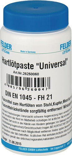 Hartlötpaste Universal 800 - 1100 °C 500 g Flasche FELDER