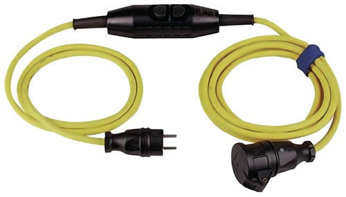 Schutzkontaktverlängerung 16 A 230 V 3x15mm² 45m H07RN-F gelb JÄGER DIREKT
