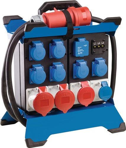 CEE-Standstromverteiler STECKY DUO 4 CEE-Stecker 400V 32 A 5-polig AS-SCHWABE