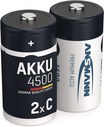 Akkuzelle maxE 12 V 4500 mAh R14-C-Baby HR14 2 2St/Blister ANSMANN