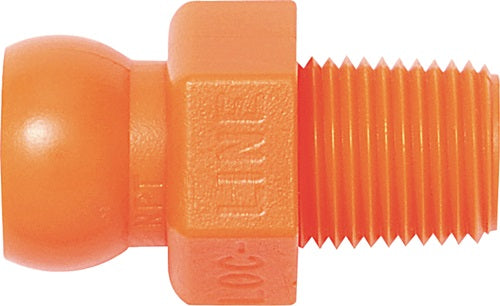Gewindenippel Größe 1/4 ? NPT R 1/8 Beutel mit 4 Stück LOC-LINE