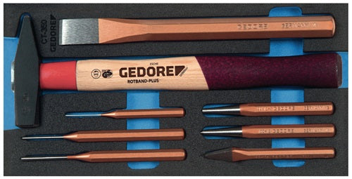 Werkzeugmodul 1500 CT1-350 8-teilig 1/3-Modul Schlagwerkzeugsatz GEDORE