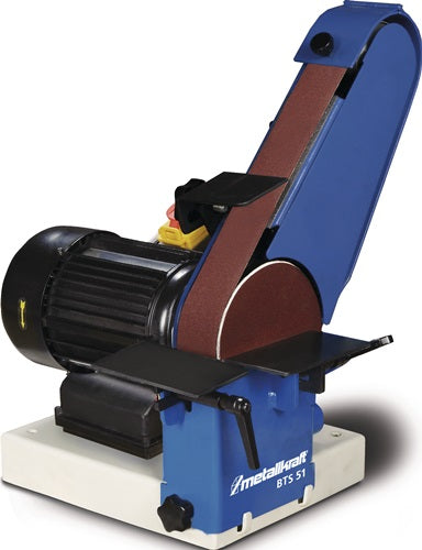 Band- und Tellerschleifmaschine BTS 51 50 x 1000 mm Schleifteller-Ø 150 mm 22 m/s 750 W 230 V50 Hz METALLKRAFT