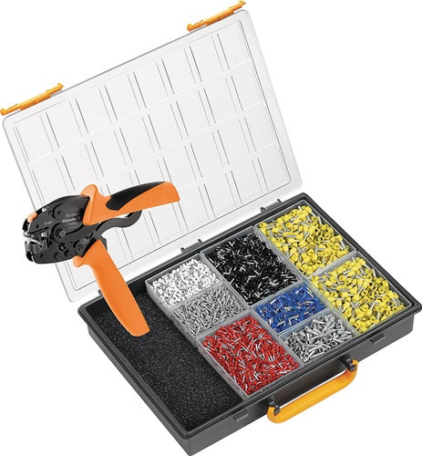 Aderendhülsensortiment 4501-teilig 05 - 6 mm² Raaco-Box weißMÜLLER