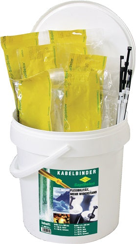 Kabelbinderset 1000-teilig Polyamid 66 SAPISELCO
