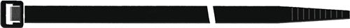 Kabelbinder SELFIT Länge 360 mm Breite 75 mm Polyamid 66 schwarz 100St/Btl SAPISELCO