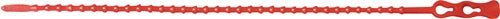 Kabelbinder CLICKTIE Länge 500 mm Breite 56 mm Polyethylen rot 100St/Btl SAPISELCO