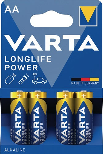 Batterie Longlife Power 1,5 V AA-AM3-Mignon 2950 mAh LR6 4906 4 Stück / Blister VARTA