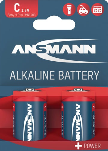 Batterie 15 V C-AM2-Baby 7000 mAh LR14 4914 2 Stück / Blister ANSMANN