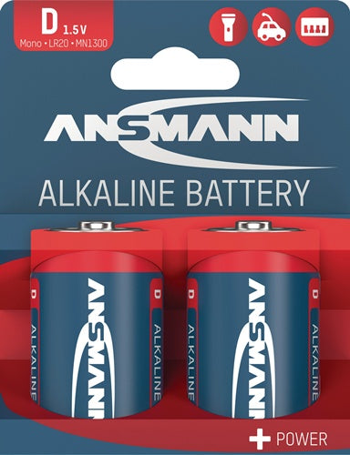 Batterie 15 V D-AM1-Mono 16000 mAh LR20 4920 2 Stück / Blister ANSMANN