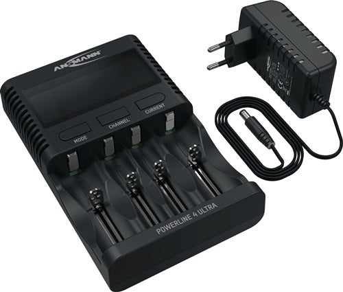 Universalladegerät UBC Powerline 4 Ultra mit Netzteil 12 V NiMH Li-Ion 36 V ANSMANN