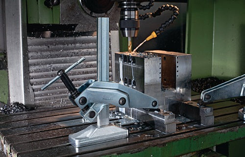Greifarmspanner Spannhöhe 200 mm Ausladung 123 -140 mm Schienenquerschnitt 28 x 11 mm BESSEY – Ansicht 3