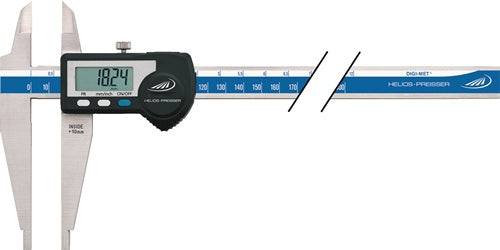 Werkstattmessschieber DIN 862 DIGI MET® 500 mm digital mit Messerspitzen HELIOS PREISSER