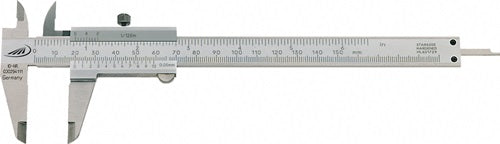 Taschenmessschieber DIN 862 SOFT-SLIDE 150 mm Feststellschraube eckig HELIOS PREISSER