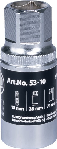 Stehbolzenausdreher 53-8 passend für Bolzen-Ø 8 mm Körper-Ø 25 mm Länge 60 mm KUKKO