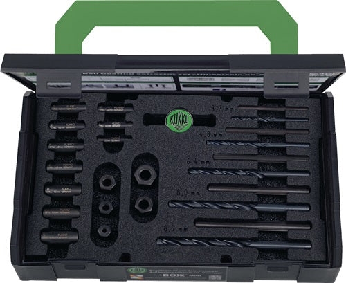 Schraubenausdrehersatz 49-U-B M 5 - M 16 25-teilig inkl passende HSS Bohrer KUKKO