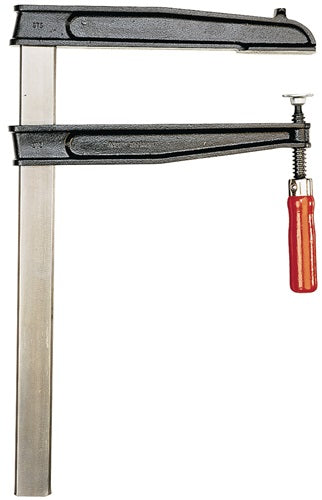 Tiefspannschraubzwinge TGNT Spannweiße 1000 mm Ausladung 400 mm Holzgriff 45 x 12 mm BESSEY
