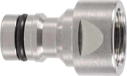 Hahnstecker GEKA plus-Stecksystem Messing vernickelt Innengewinde G 1/2 ? SB GEKA - VPE: 5
