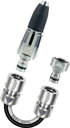 Starterset GEKA plus-Stecksystem Messing vernickelt SB GEKA