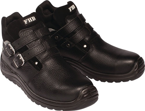 Sicherheitsstiefel NORBERT Gr46 schwarz Kuhleder S3 HRO EN20345