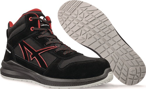 Sicherheitsstiefel CLIFTON MID Gr45 schwarz/rot S3 SRC EN ISO 20345:2011
