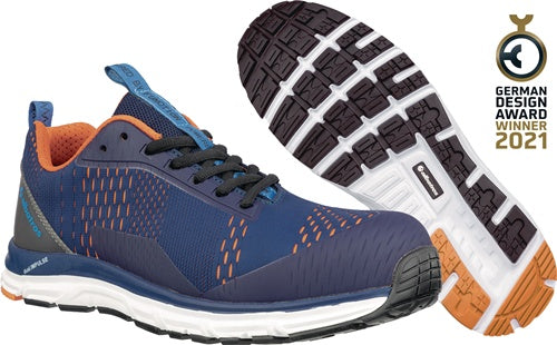 Sicherheitsschuh AER55 IMPULSE BLUE LOW Gr40 blau/orange S1P ESD HRO SRA