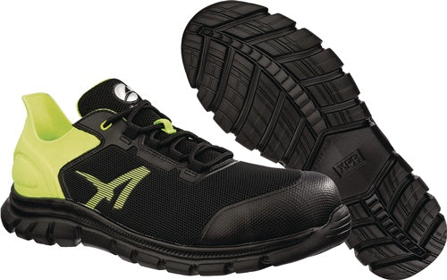 Sicherheitsschuh OCTANE YELLOW LOW Gr44 schwarz/lime S1PS SR EN ISO 20345:2022