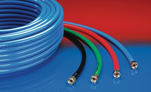 Druckluft- und Pneumatikschlauch NORFLEX® PUR 441 ROBOTIC Innen-D 128 mm blau Außen-D 195 mm 335 mm Länge 50 m NORRES - V