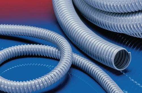 Absaug- und Förderschlauch AIRDUC® PVC 345 Innen-Ø 80 mm Außen-Ø 9200 mm 6 mm Länge 10 m Rolle NORRES - VPE: 10