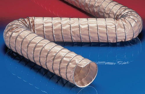 Absaug- und Gebläseschlauch (FDA) CP PTFE-INOX 475 FOOD Innen-Ø 200-203 mm Außen-Ø 21200 mm 6 mm Länge 3 m NORRES - VPE: 3