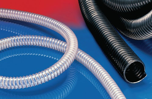 Absaug- und Förderschlauch AIRDUC® PUR 355 HT Innen-Ø 70 mm Außen-Ø 8100 mm 55 mm Länge 10 m Rolle NORRES - VPE: 10