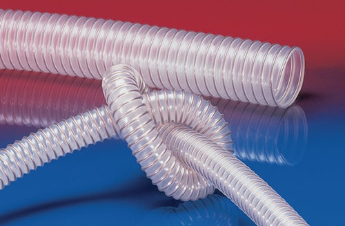 Absaug- und Förderschlauch AIRDUC® PUR 350 FOOD-AS Innen-Ø 89-90 mm Außen-Ø 9700 mm 35 mm Länge 10 m NORRES - VPE: 10