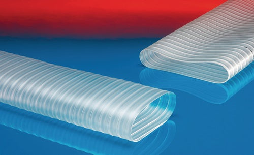 Flachschlauch PROTAPE® PUR-C 335 FOOD-AS FLAT Innen-Ø 100-102 mm Außen-Ø 10500 mm Länge 5 m Wandstärke 25 mm Rolle NORRES