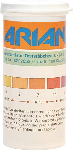 Messstäbchen TRGS 611 Wasserhärte 0-28 °dH 100 St Dose ARIANA