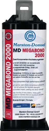 2K-Hochleistungskleber MD-Megabond 2000 50 g milchig Doppelkartusche MARSTON