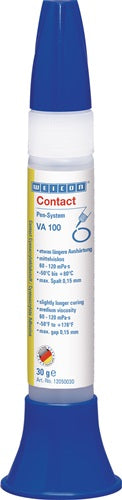 Cyanacrylatklebstoff Contact VA 100 30 g farblos Pen-System weißON