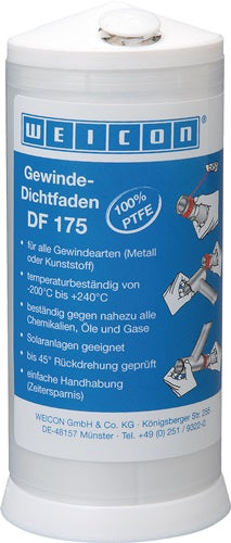 Gewindedichtfaden DF 175 175 m Spenderdose weißON