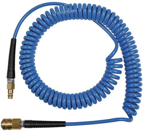 Spiralschlauchset Innen-Ø 65 mm Außen-Ø 10 mm Länge 10 m Kupplung DN 72 Rolle RIEGLER