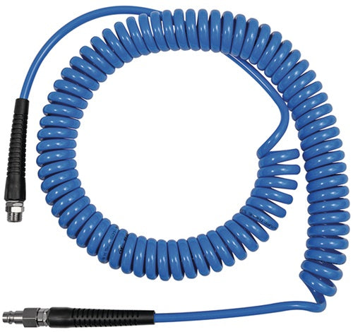 Spiralschlauchset Innen-Ø 65 mm Außen-Ø 10 mm Länge 6 m Stecker DN 72 G 1/4 ? Rolle RIEGLER